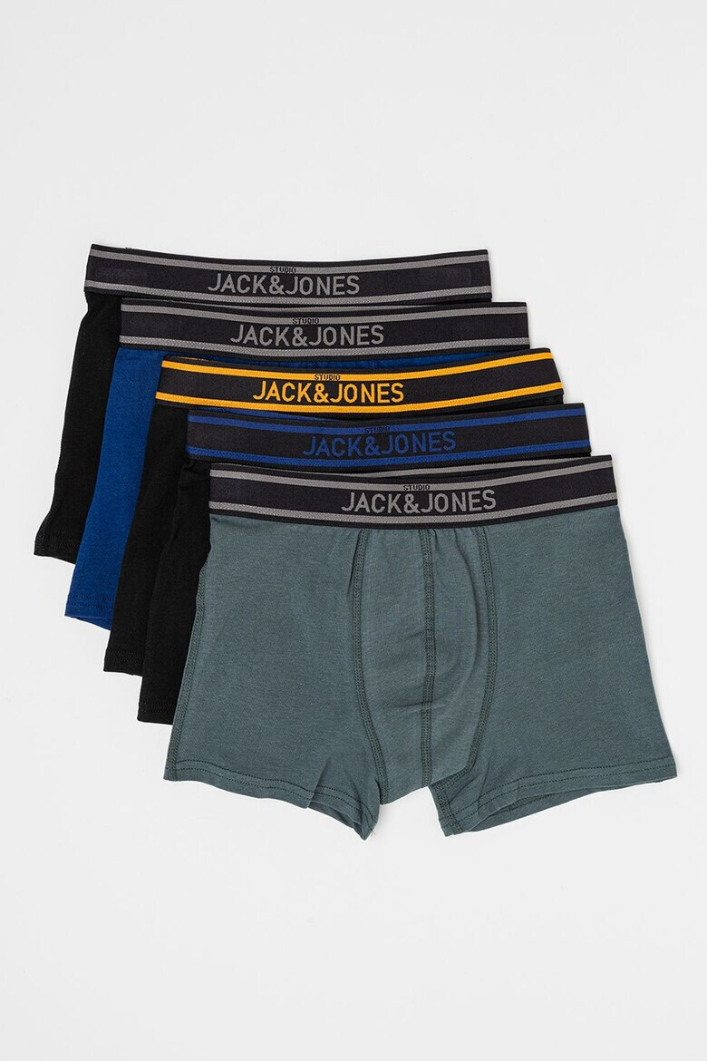 Jack  Jones Боксерки Jacmarc с памук - 5 чифта - Pepit.bg