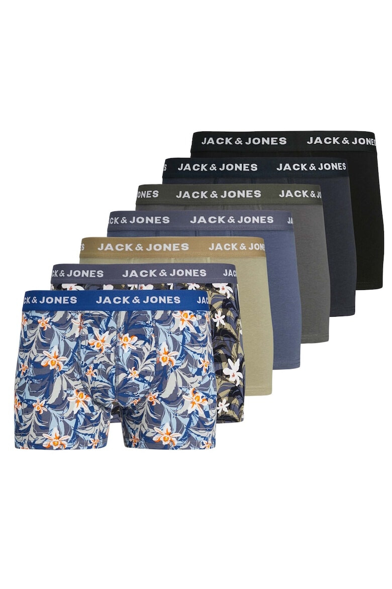 Jack  Jones Боксерки Mason Flower - 7 чифта - Pepit.bg