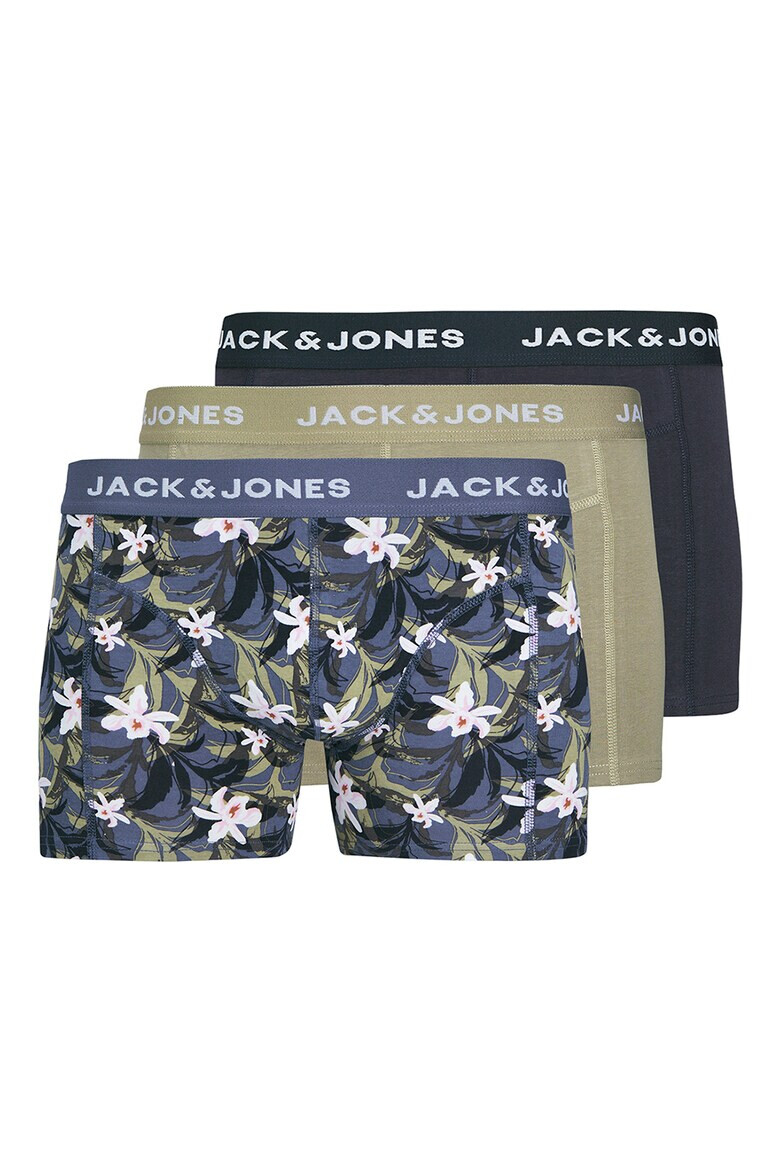 Jack & Jones Боксерки с еластична талия 3 чифта - Pepit.bg