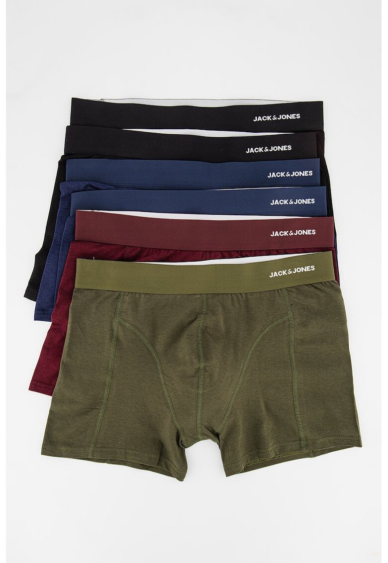 Jack & Jones Боксерки с еластична талия - 6 чифта - Pepit.bg