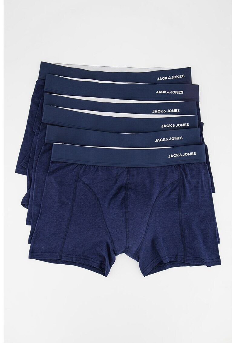 Jack & Jones Боксерки с еластична талия - 6 чифта - Pepit.bg