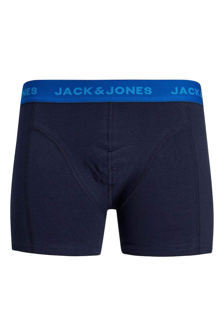 Jack & Jones Боксерки с контрастна талия - 3 чифта - Pepit.bg