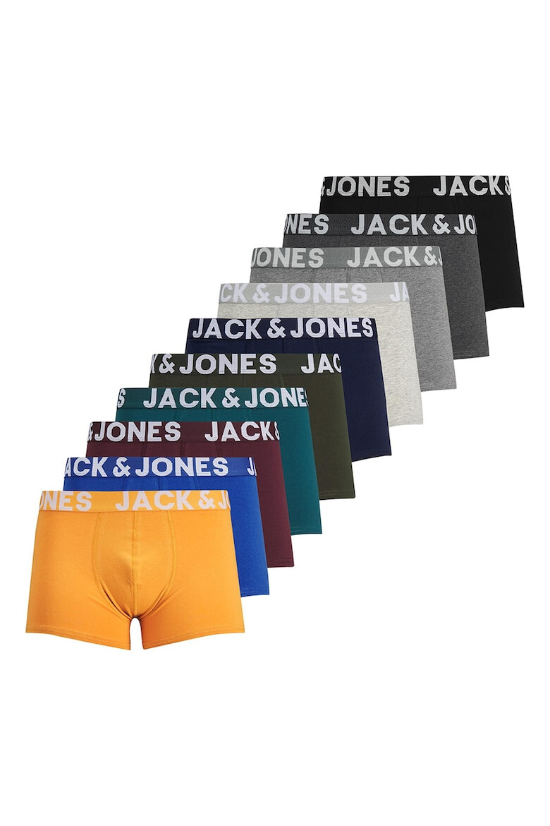 Jack & Jones Боксерки с лого - 10 чифта - Pepit.bg