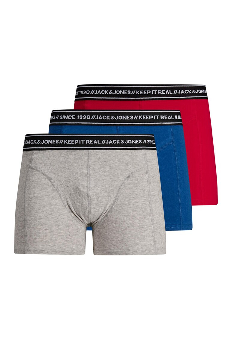 Jack & Jones Боксерки с лого - 3 чифта - Pepit.bg