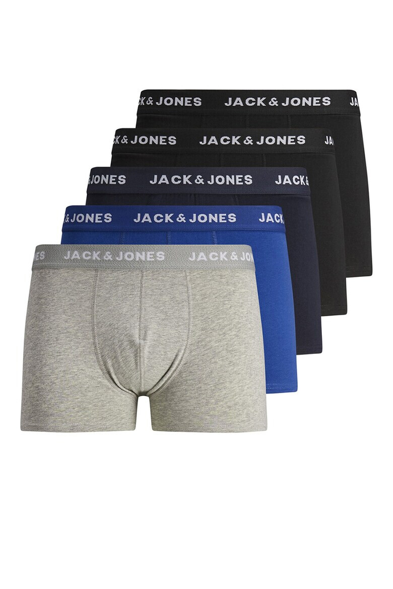 Jack  Jones Боксерки с лого - 5 чифта - Pepit.bg