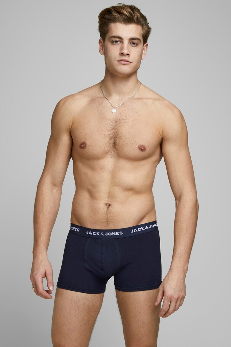 Jack  Jones Боксерки с лого - 5 чифта - Pepit.bg