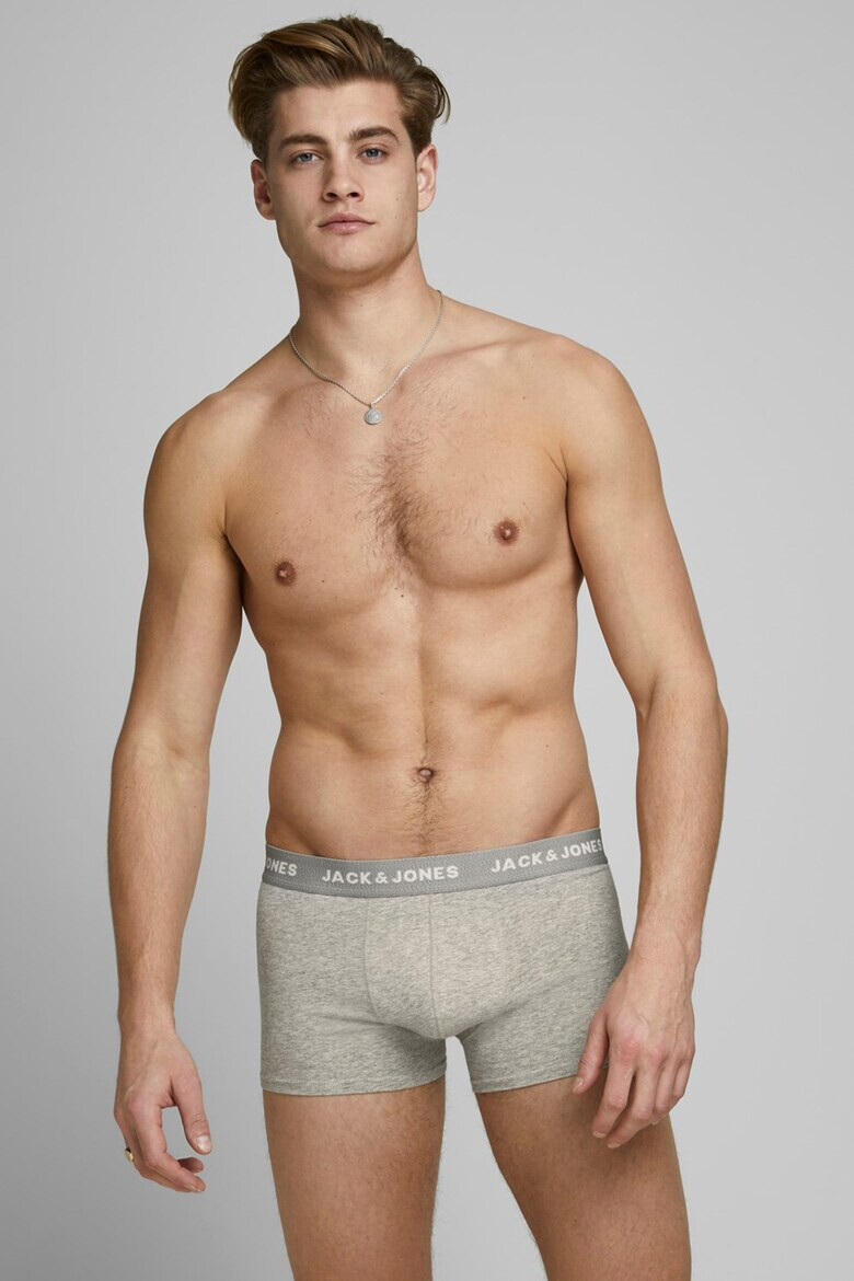 Jack  Jones Боксерки с лого - 5 чифта - Pepit.bg