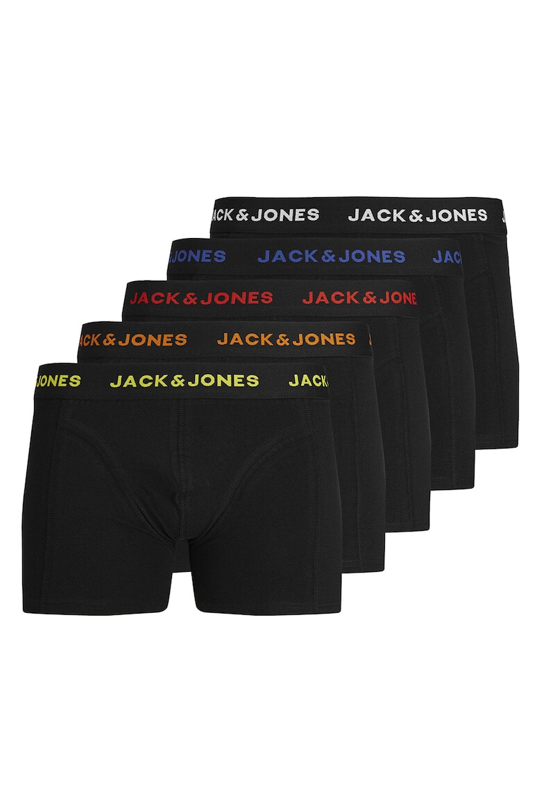 Jack & Jones Боксерки с лого - 5 чифта - Pepit.bg