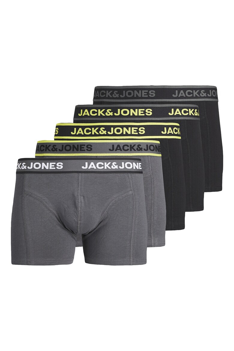 Jack  Jones Боксерки с лого - 5 чифта - Pepit.bg