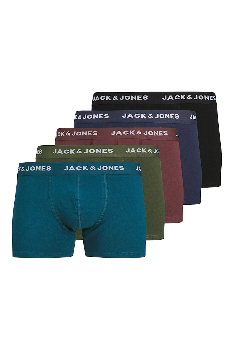 Jack & Jones Боксерки с лого - 5 чифта - Pepit.bg