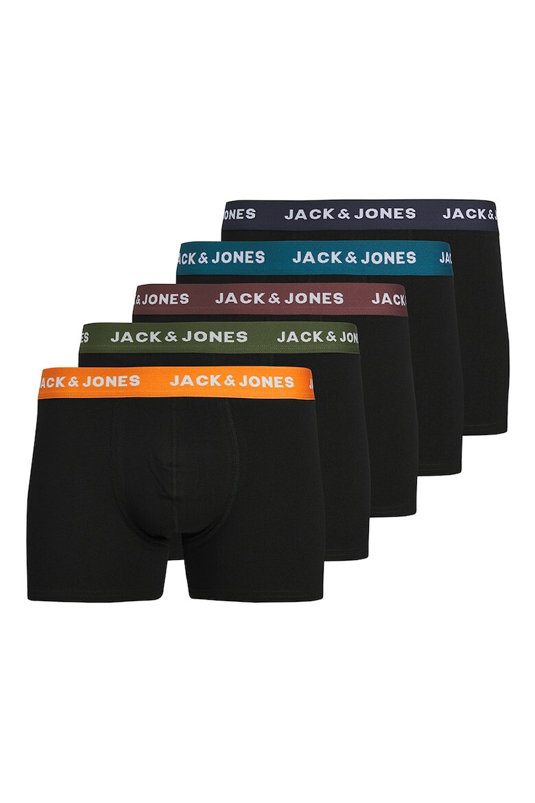 Jack & Jones Боксерки с лого - 5 чифта - Pepit.bg