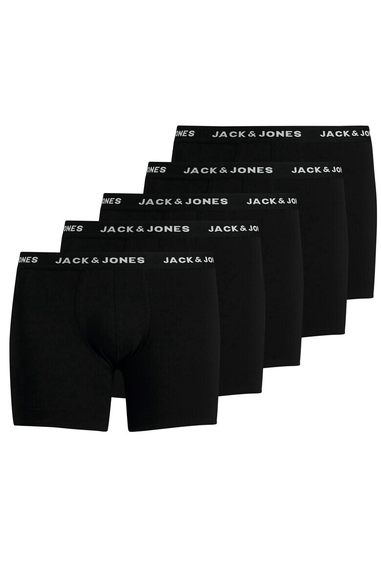 Jack  Jones Боксерки с лого - 5 чифта - Pepit.bg