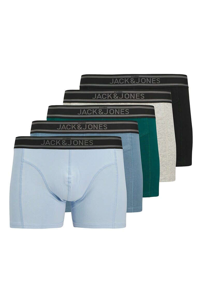 Jack  Jones Боксерки с лого - 5 чифта - Pepit.bg