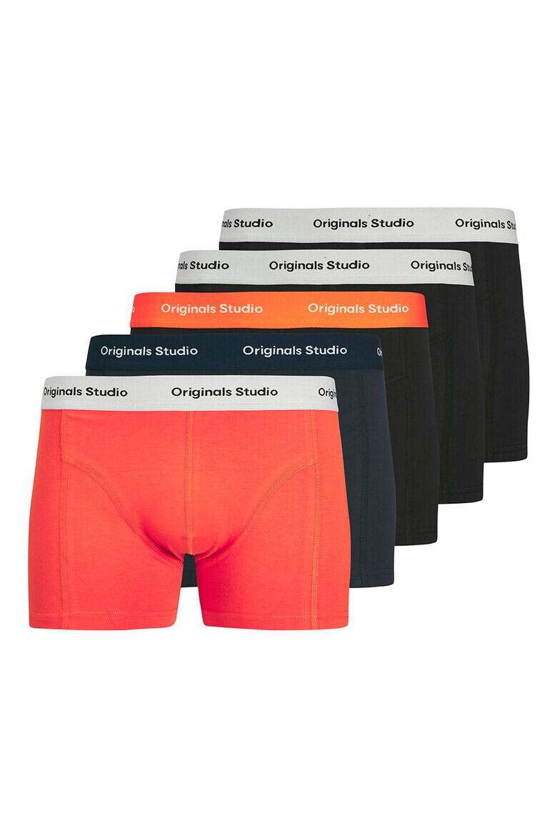 Jack  Jones Боксерки с лого - 5 чифта - Pepit.bg
