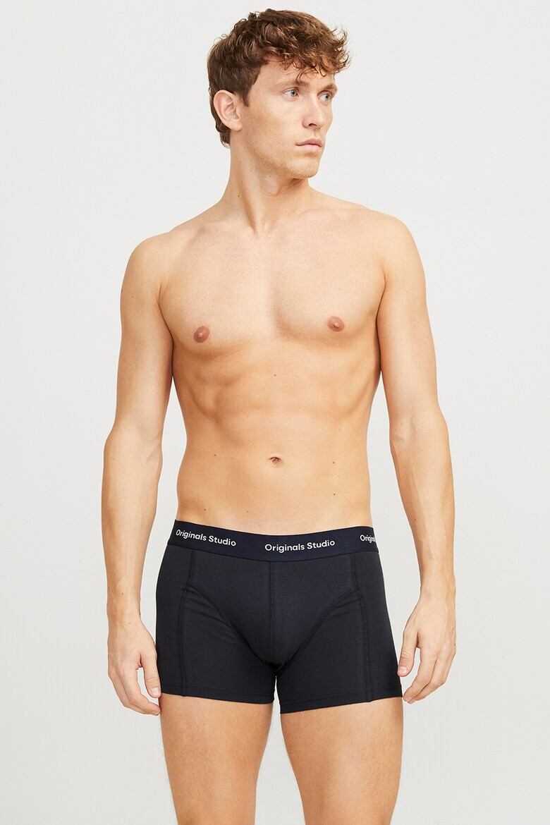 Jack  Jones Боксерки с лого - 5 чифта - Pepit.bg