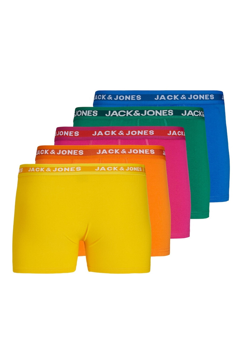 Jack & Jones Боксерки с лого - 5 чифта - Pepit.bg