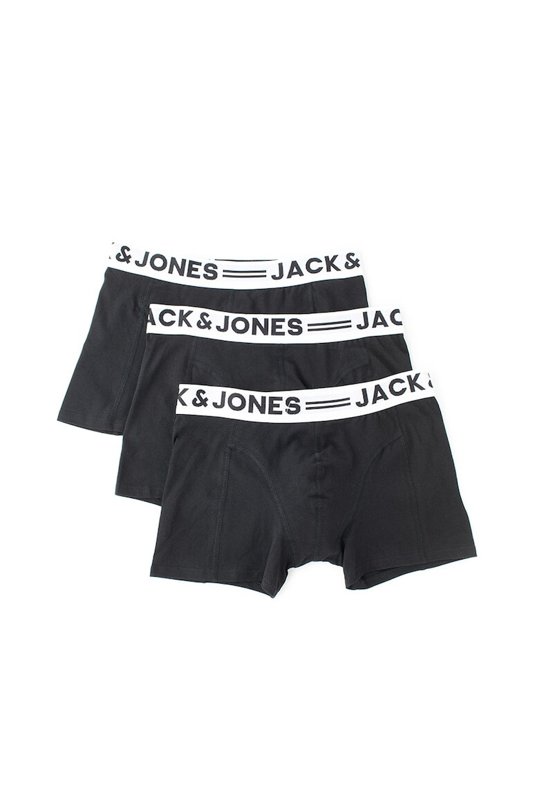 Jack & Jones Боксерки с лого на талията 3 чифта - Pepit.bg