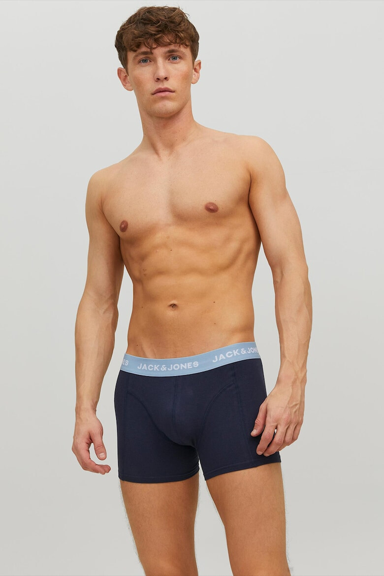 Jack & Jones Боксерки с лого на талията - 3 чифта - Pepit.bg