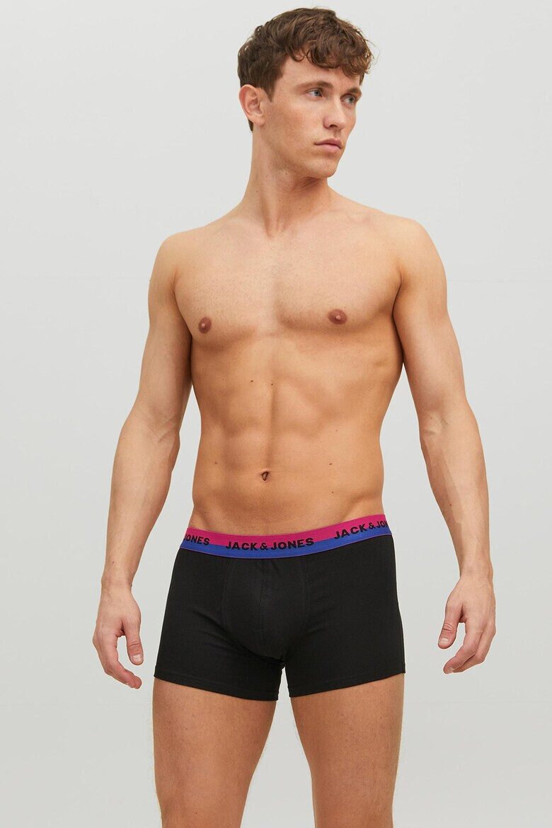 Jack & Jones Боксерки с лого на талията - 5 чифта - Pepit.bg