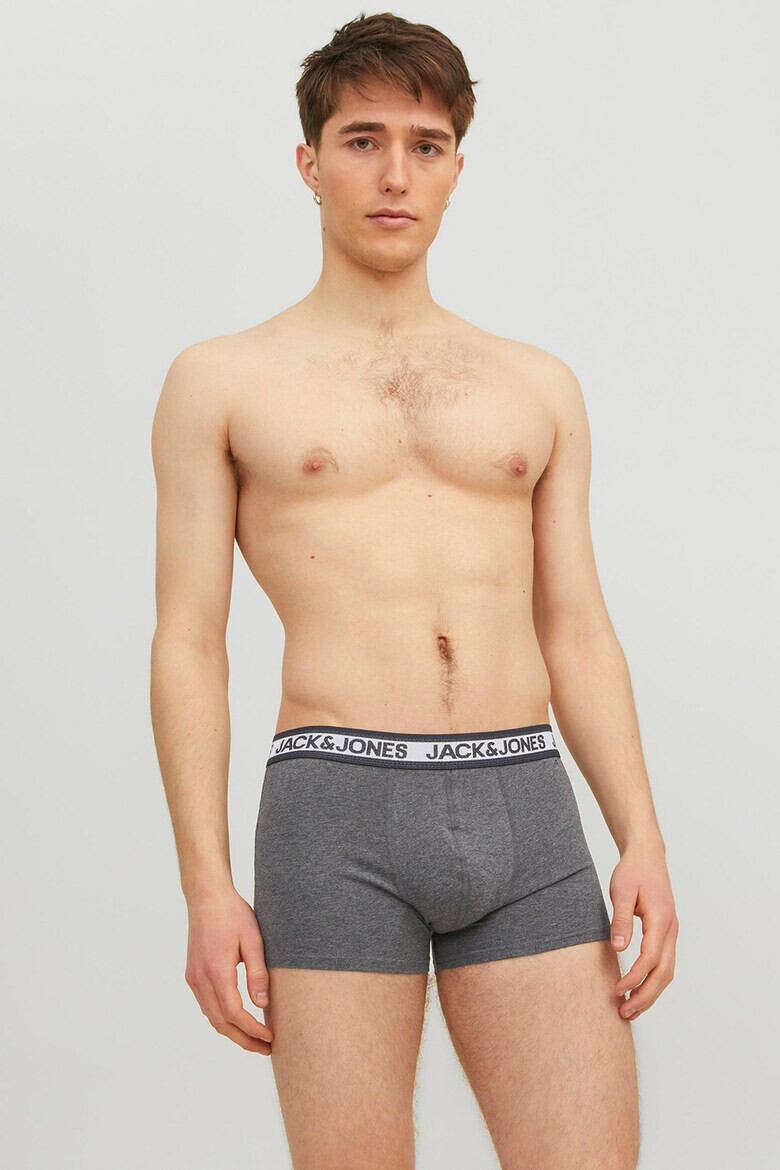 Jack & Jones Боксерки с лого на талията - 5 чифта - Pepit.bg