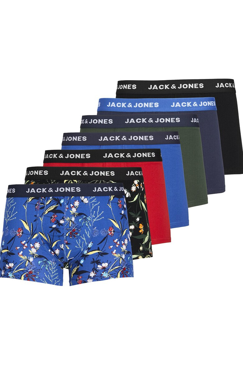 Jack & Jones Боксерки с лого на талията - 7 чифта - Pepit.bg
