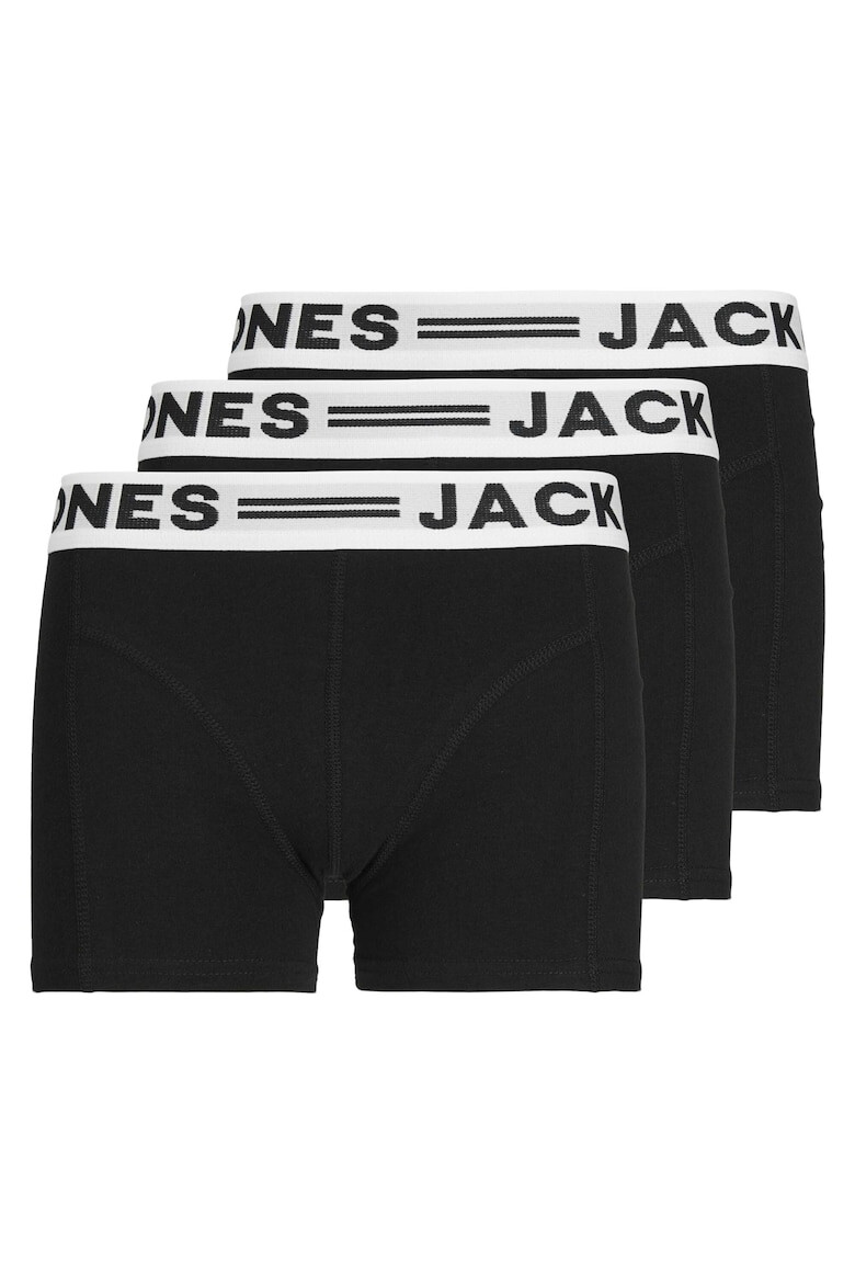 Jack & Jones Боксерки с лого на талията Sense - 6 чифта - Pepit.bg