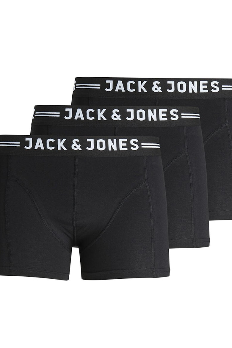Jack & Jones Боксерки с лого Sense - 3 чифта - Pepit.bg
