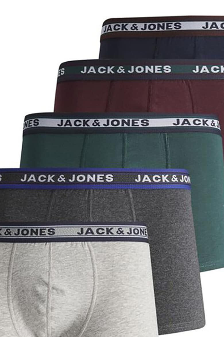Jack  Jones Боксерки с памук - 5 чифта - Pepit.bg