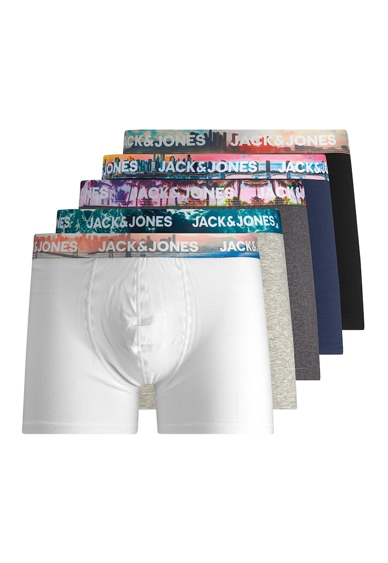 Jack & Jones Боксерки с памук 5 чифта - Pepit.bg