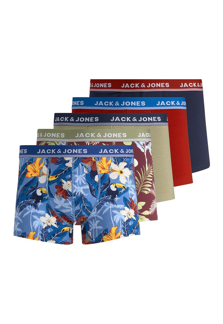 Jack & Jones Боксерки с памук 5 чифта - Pepit.bg