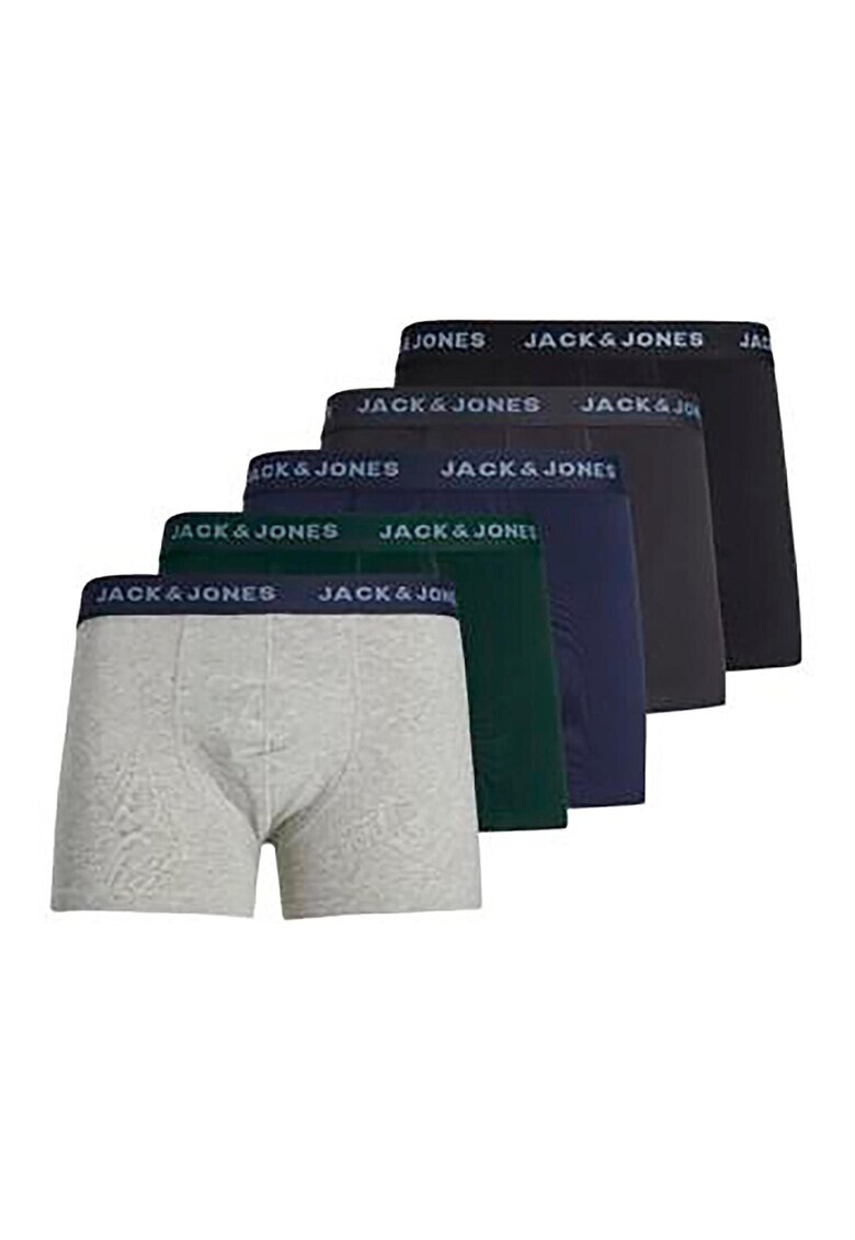 Jack & Jones Боксерки с памук 5 чифта - Pepit.bg