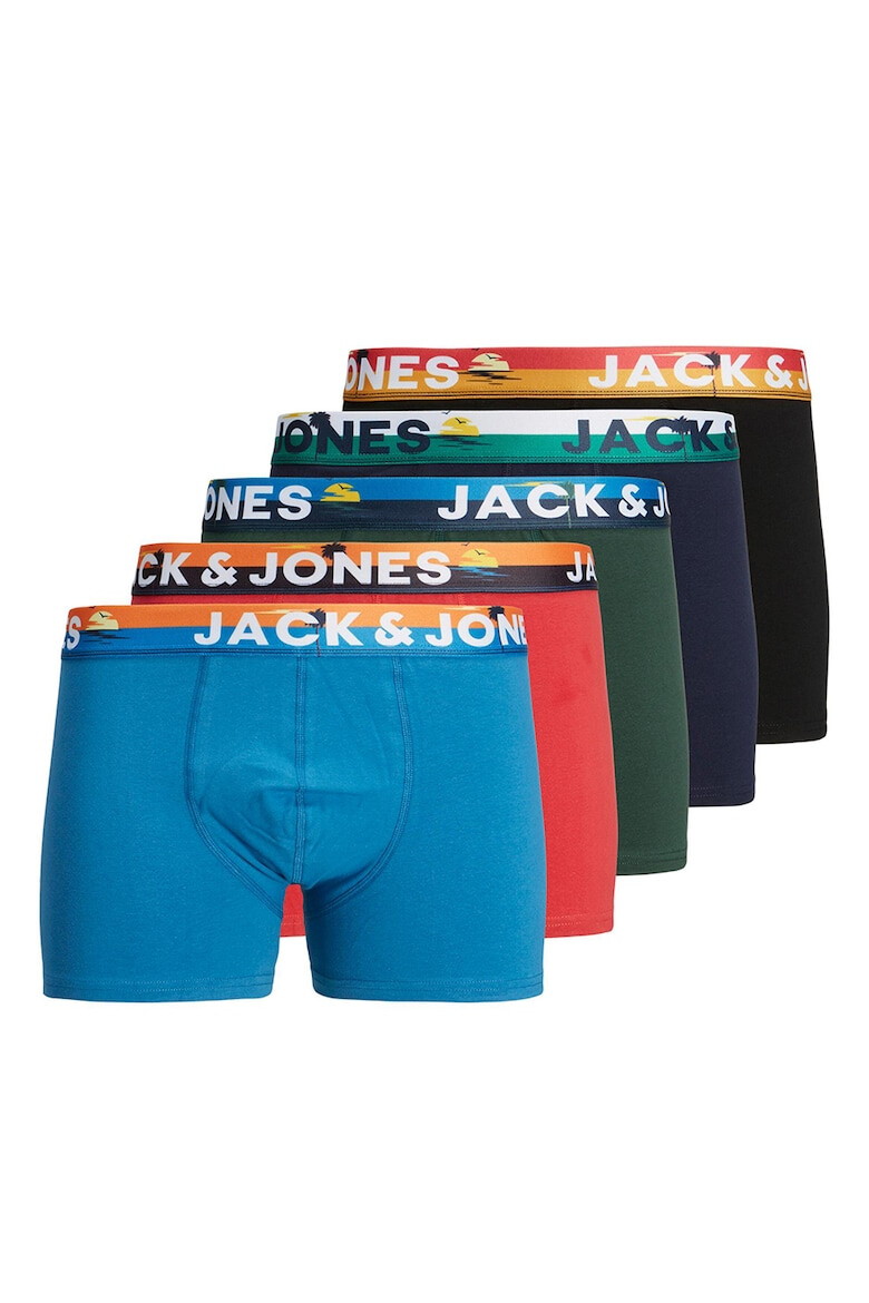 Jack & Jones Боксерки с памук 5 чифта - Pepit.bg