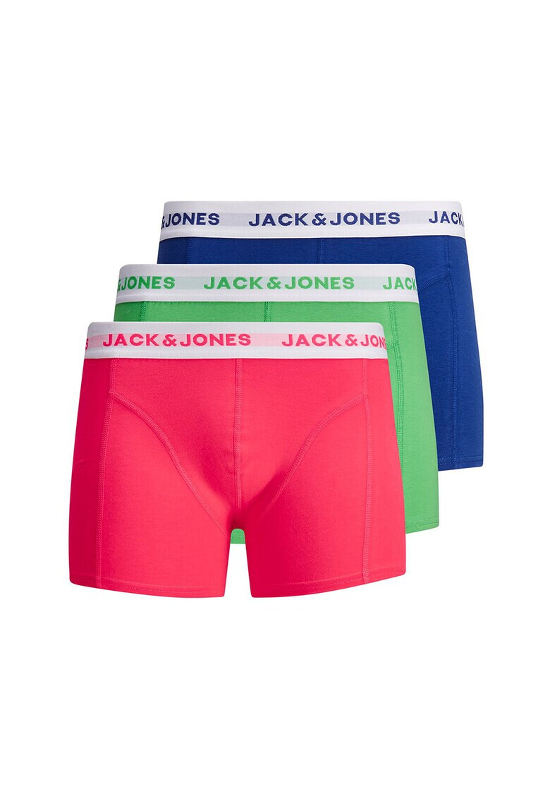 Jack&Jones Боксерки с памук и лого - 3 чифта - Pepit.bg