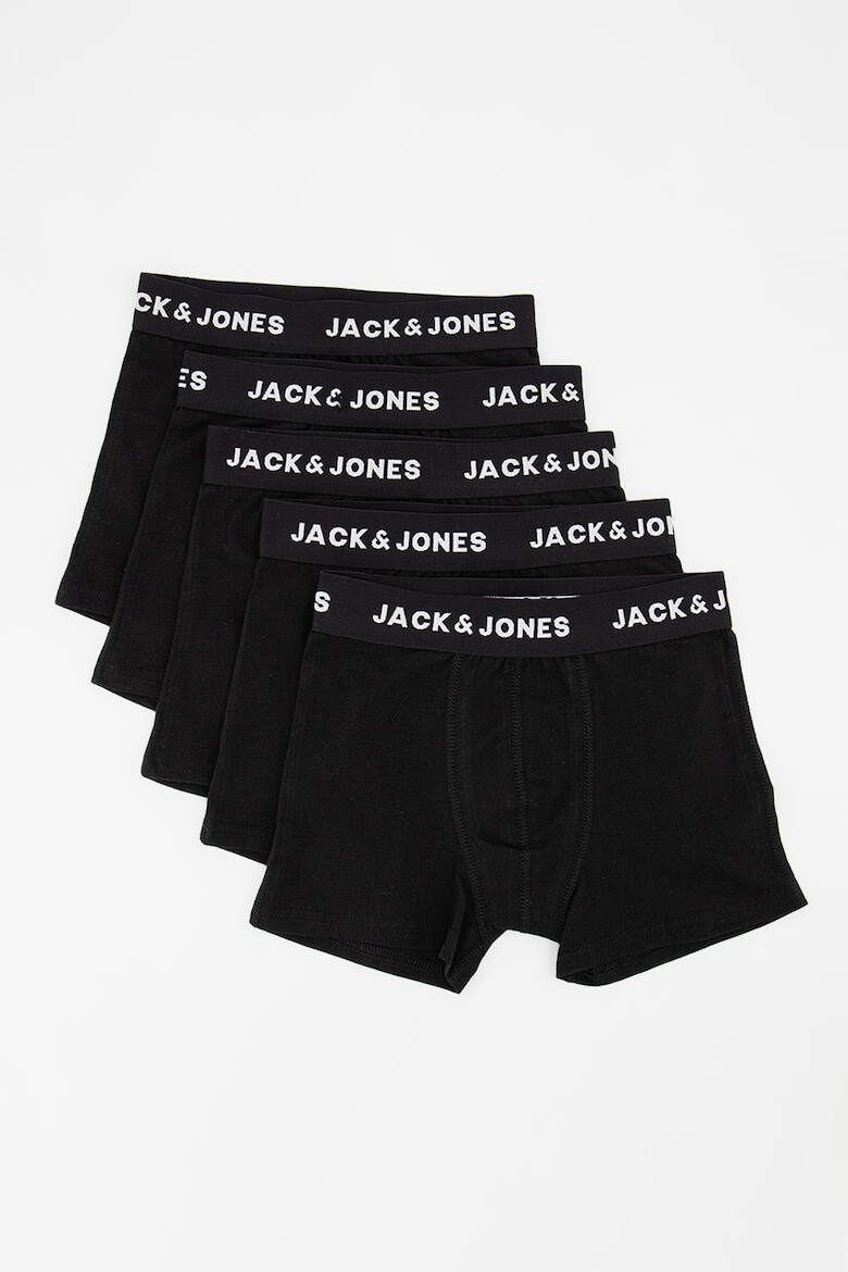 Jack & Jones Боксерки с памук с лого - 5 чифта - Pepit.bg