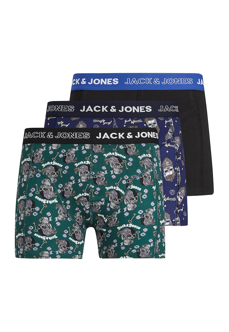 Jack & Jones Боксерки с шарка - 3 чифта - Pepit.bg
