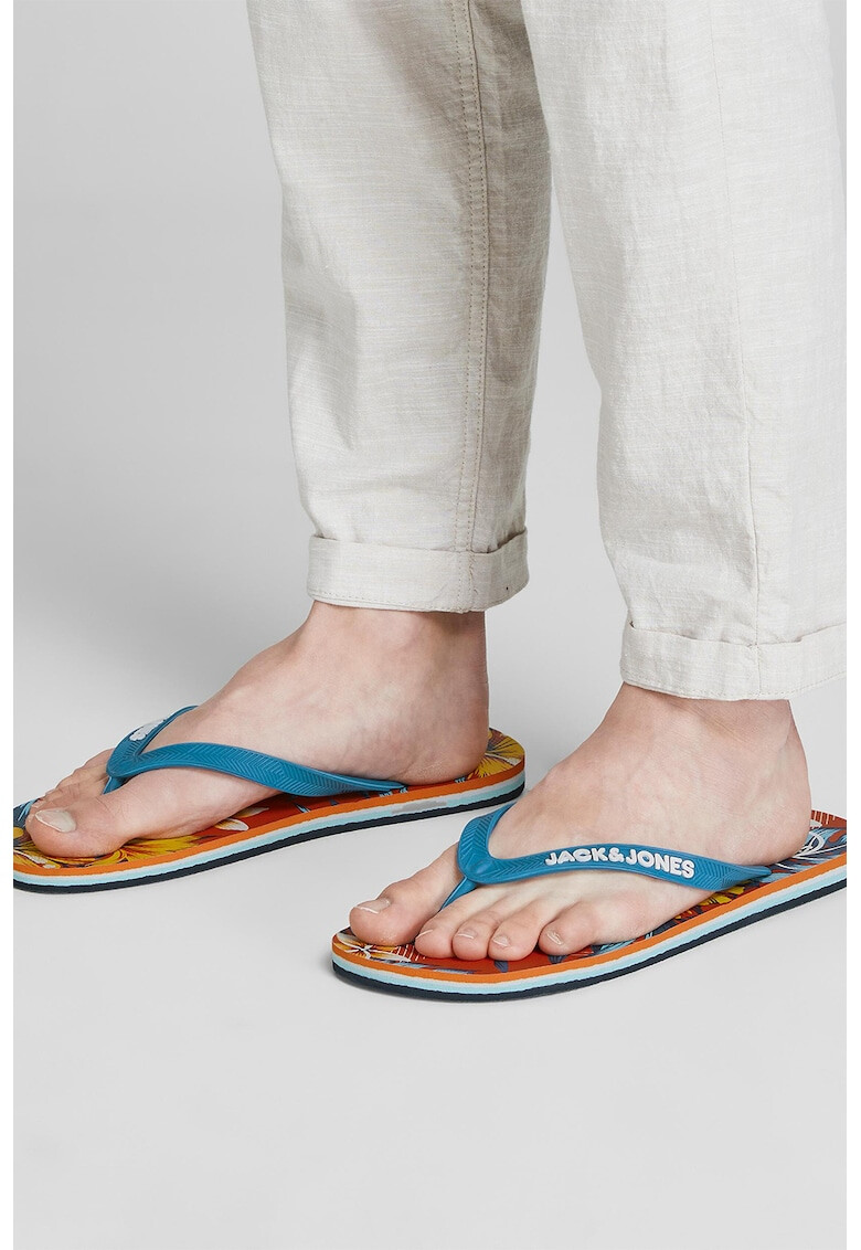 Jack & Jones Чехли с релеф и лого - Pepit.bg