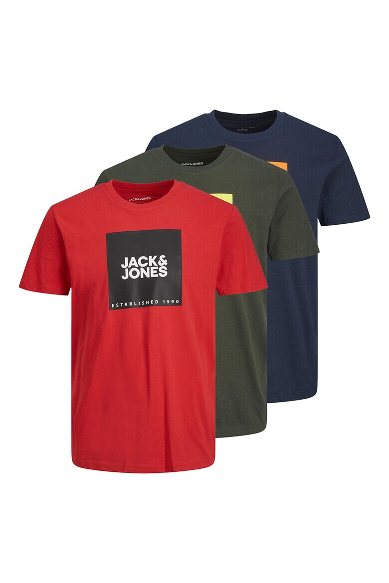 Jack & Jones Десенирани боксерки - 3 чифта - Pepit.bg
