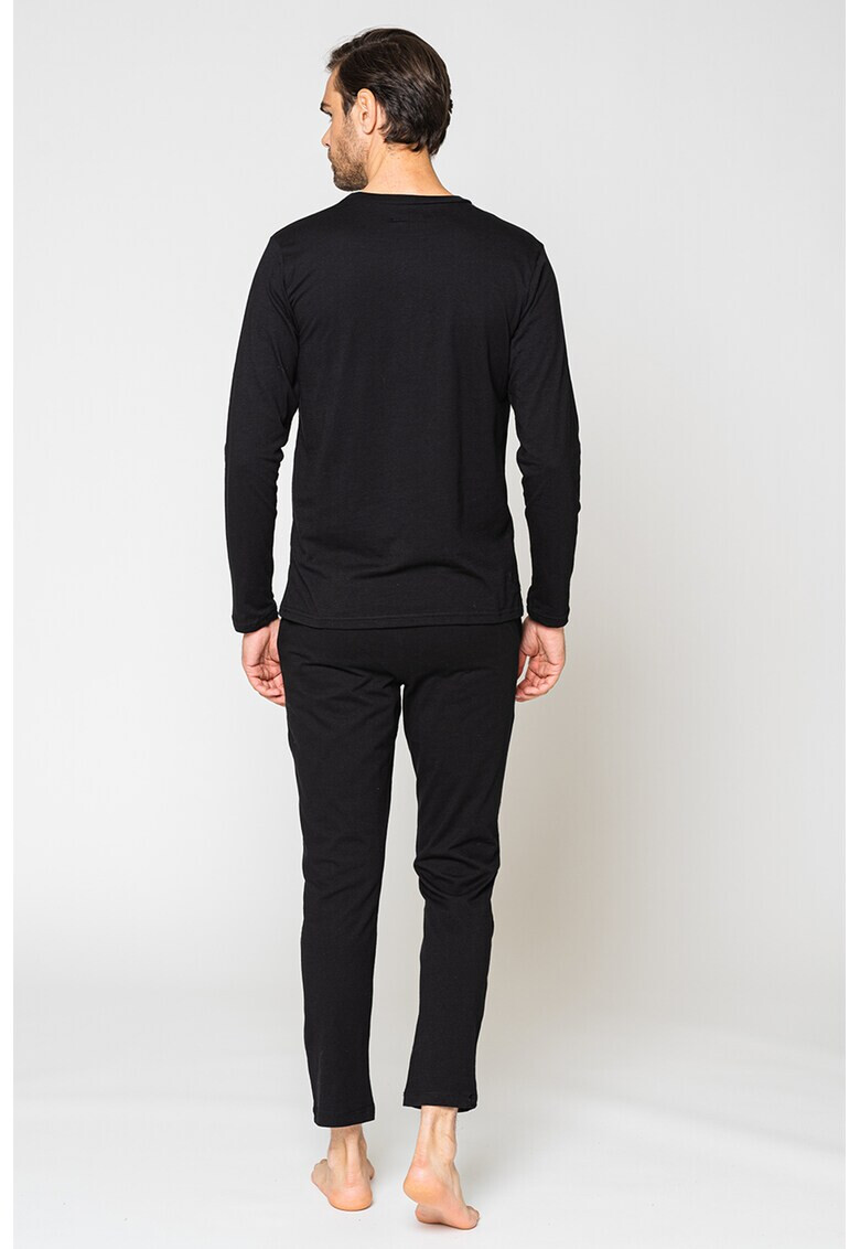 Jack & Jones Дълга пижама Basic с еластично лого - Pepit.bg