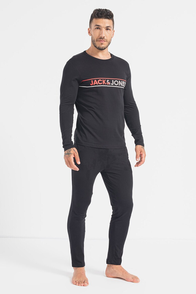 Jack & Jones Дълга пижама на лога - Pepit.bg