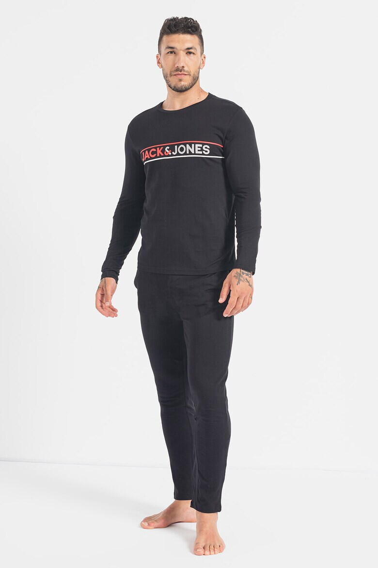 Jack & Jones Дълга пижама на лога - Pepit.bg