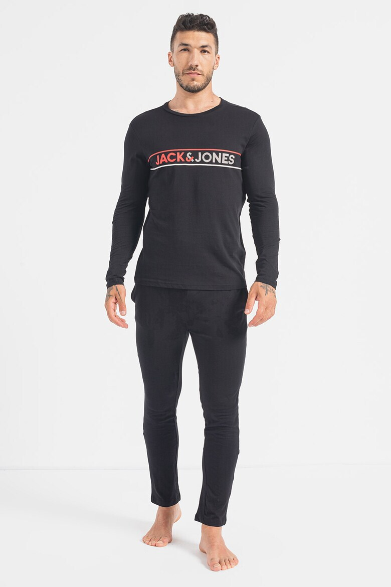 Jack & Jones Дълга пижама на лога - Pepit.bg