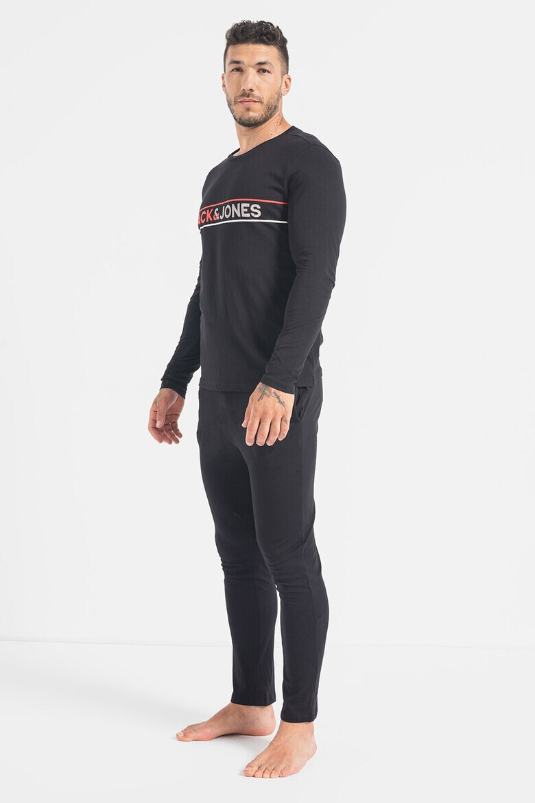 Jack & Jones Дълга пижама на лога - Pepit.bg