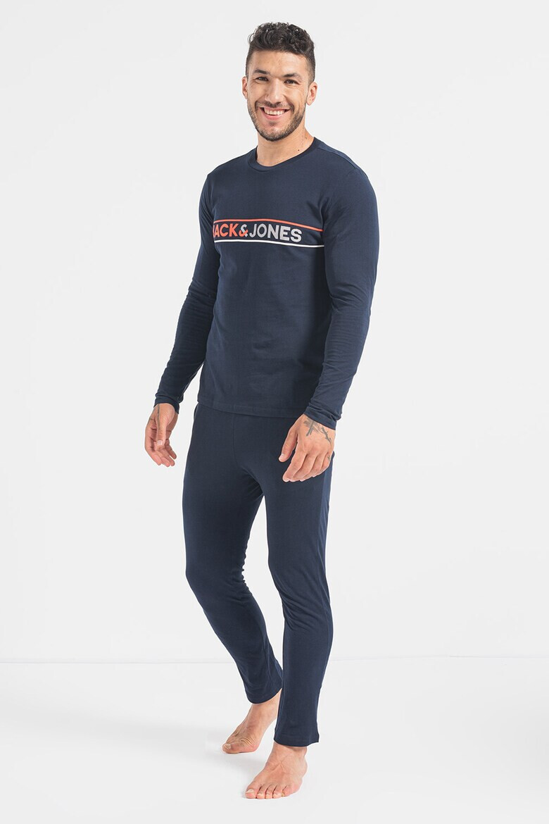 Jack & Jones Дълга пижама на лога - Pepit.bg