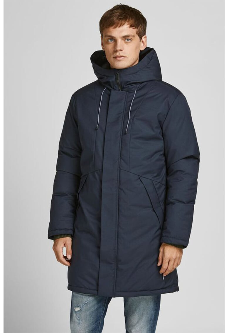 Jack & Jones Ватирана зимна парка с качулка - Pepit.bg