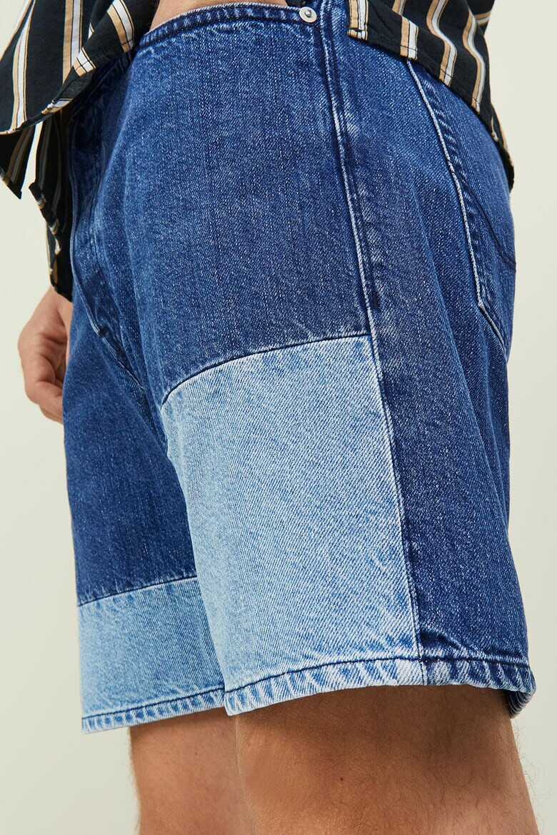 Jack & Jones Дънков къс панталон с контрасти - Pepit.bg