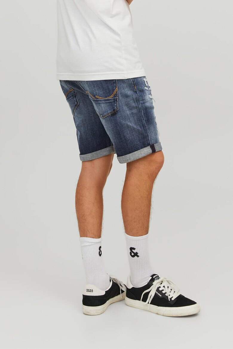 Jack & Jones Дънково бермуди с 5 джоба - Pepit.bg