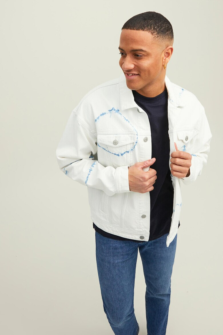 Jack & Jones Дънково яке с принт - Pepit.bg