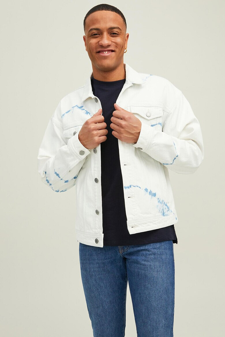 Jack & Jones Дънково яке с принт - Pepit.bg