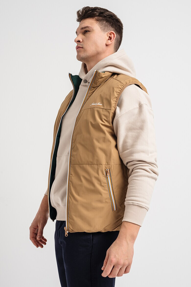 Jack & Jones Двулицев елек Paul с цип - Pepit.bg