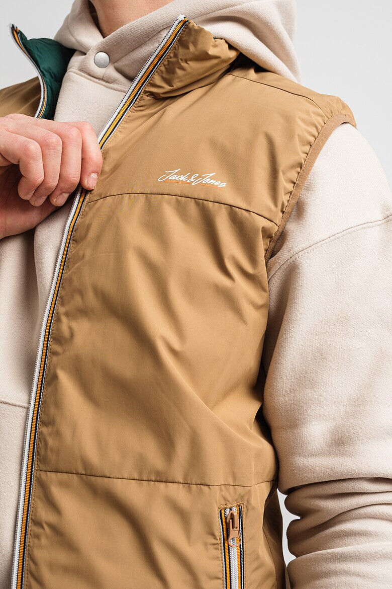 Jack & Jones Двулицев елек Paul с цип - Pepit.bg